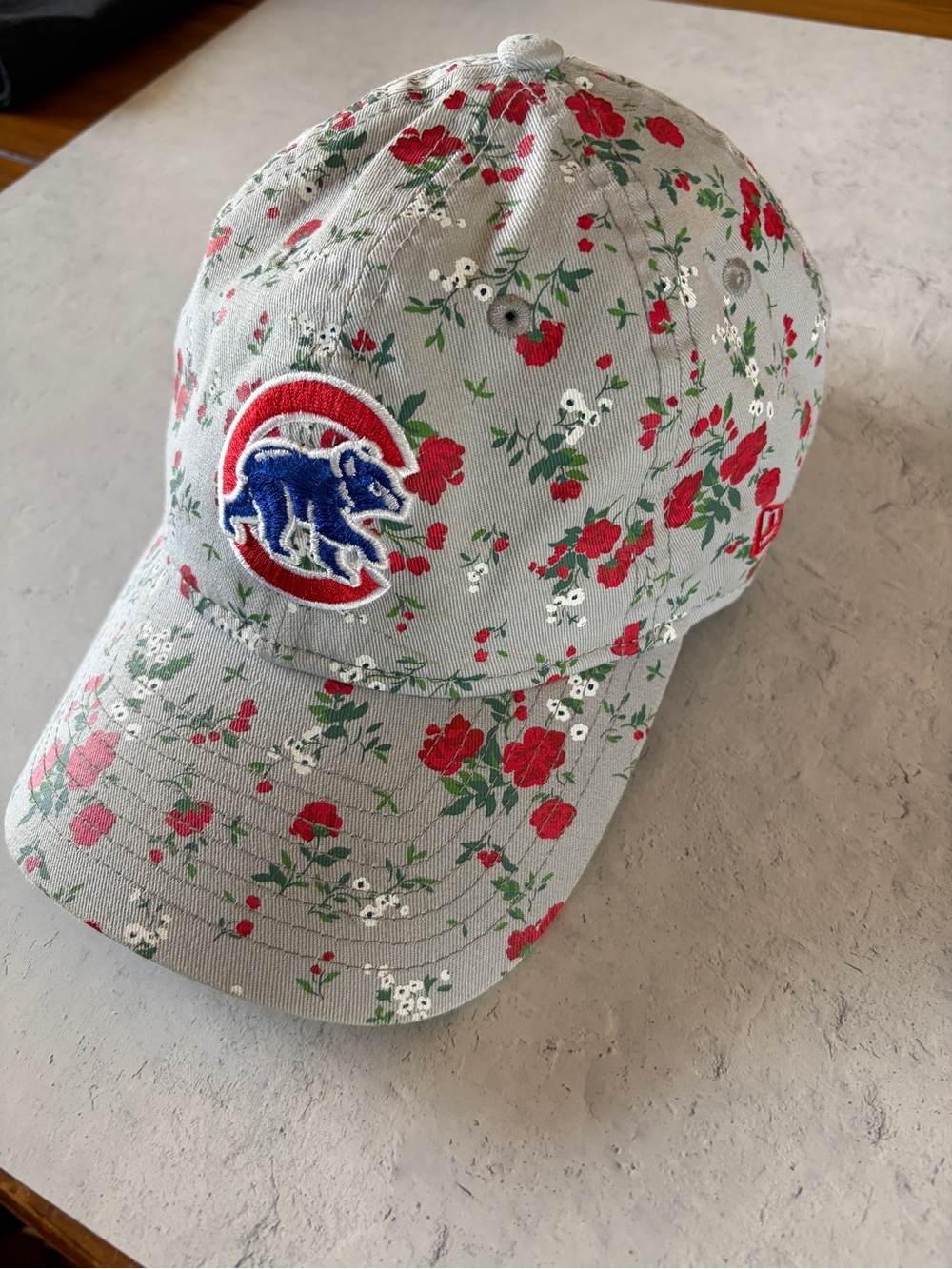 Floral Chicago Cubs Baseball Hat